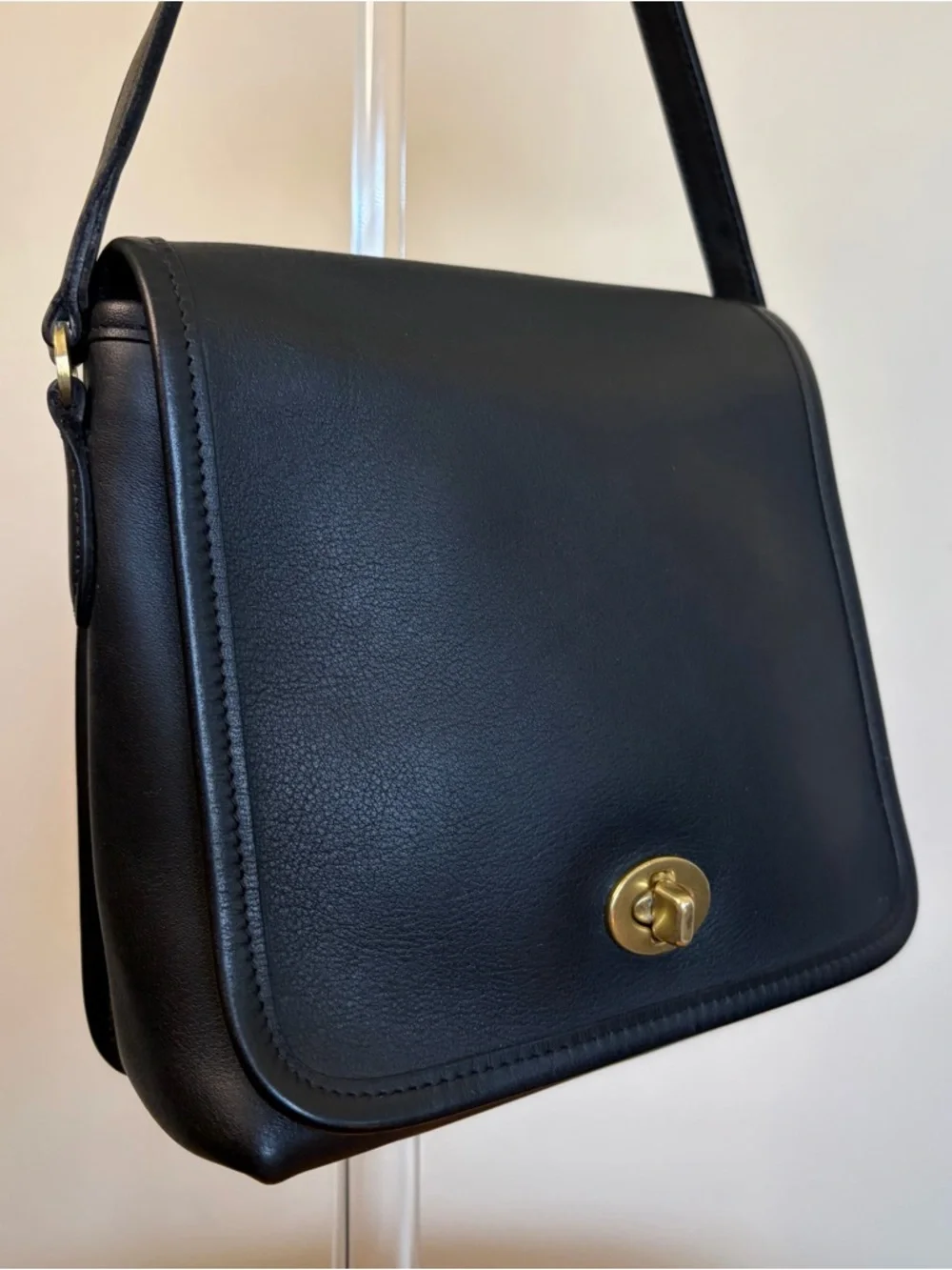Vintage COACH Patrol Companion Bag Black Crossbody Costa Rica 9076 EUC - Picture 5 of 17